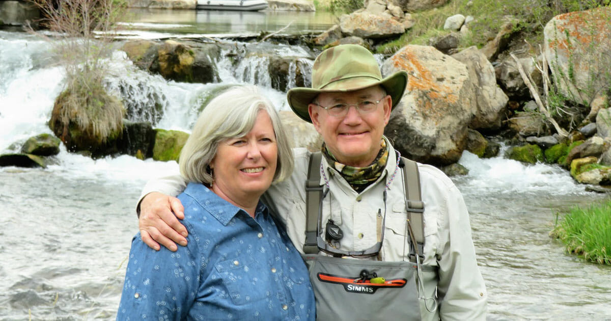 Tim Bjork y su esposa