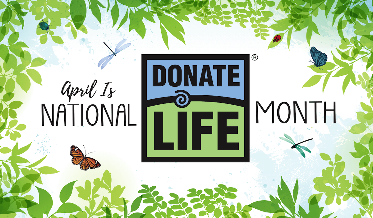 National Donate Life Month Graphic