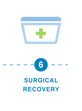 Paso 6: Recuperación quirúrgica