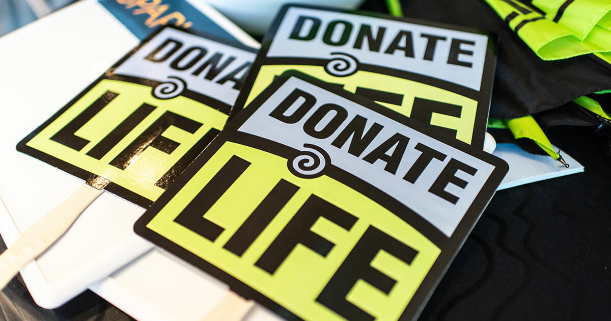 Donate Life materials