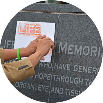 LifeSource Memorial Wall