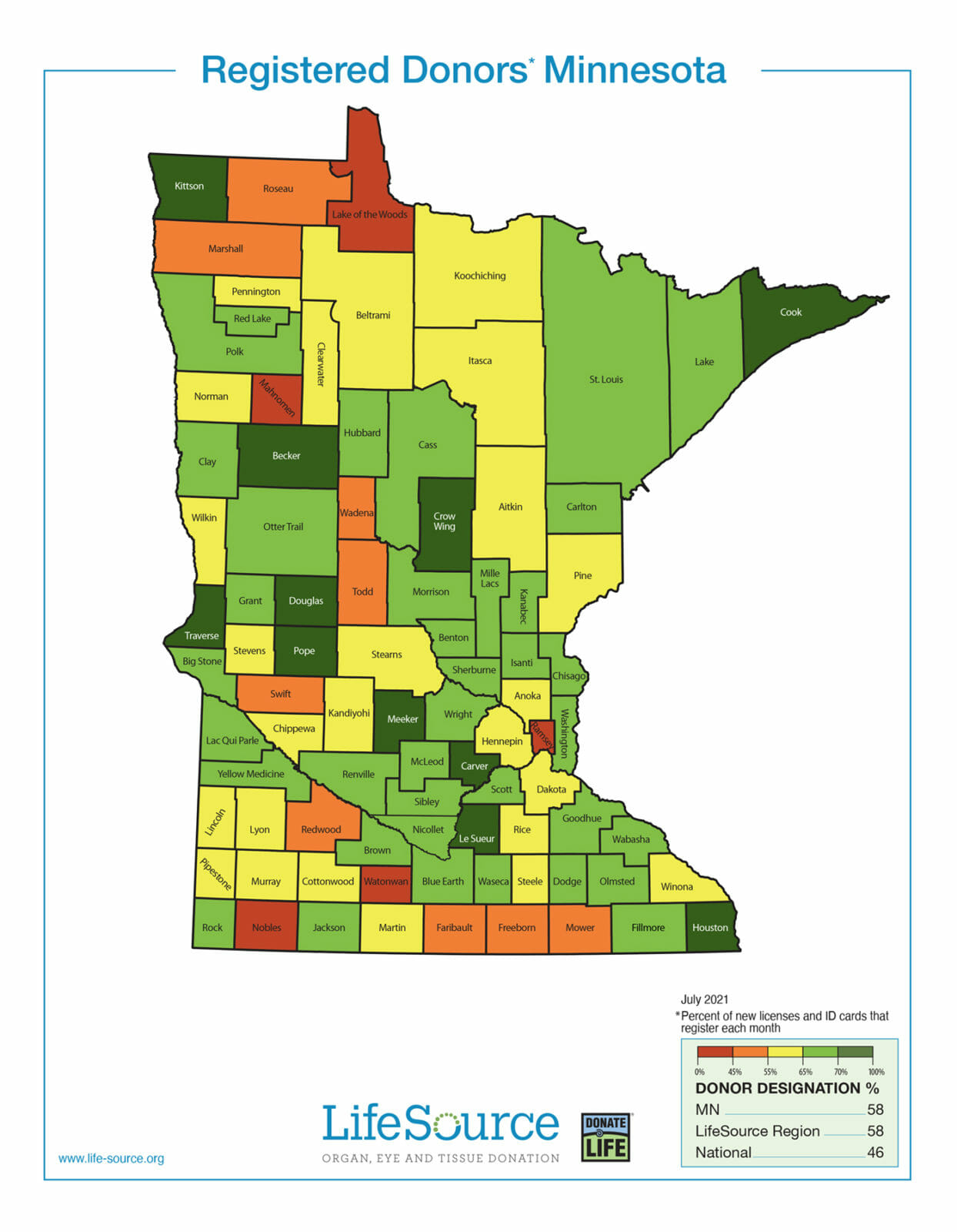 map of mn and designation rates