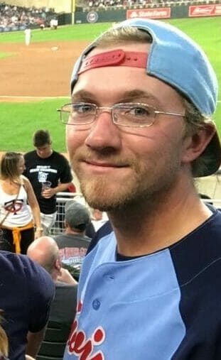 Brice at MN Twins baseball game