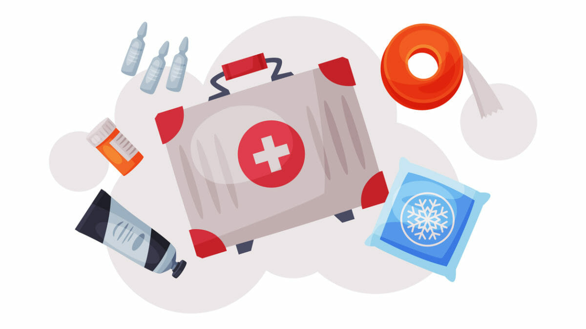 First Aid Kit with Emergency Equipment Set